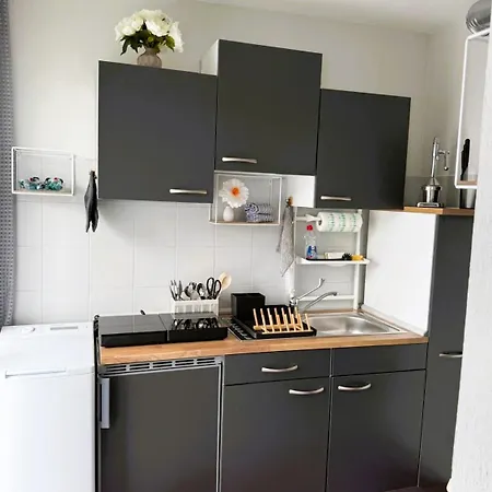 Wohlfuehlen Im Modernen Design-apartment Mit Balkon In Best-lage *
